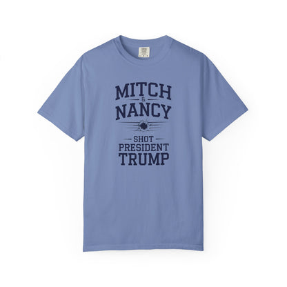"Mitch & Nancy Shot President Trump", Unisex T-shirt
