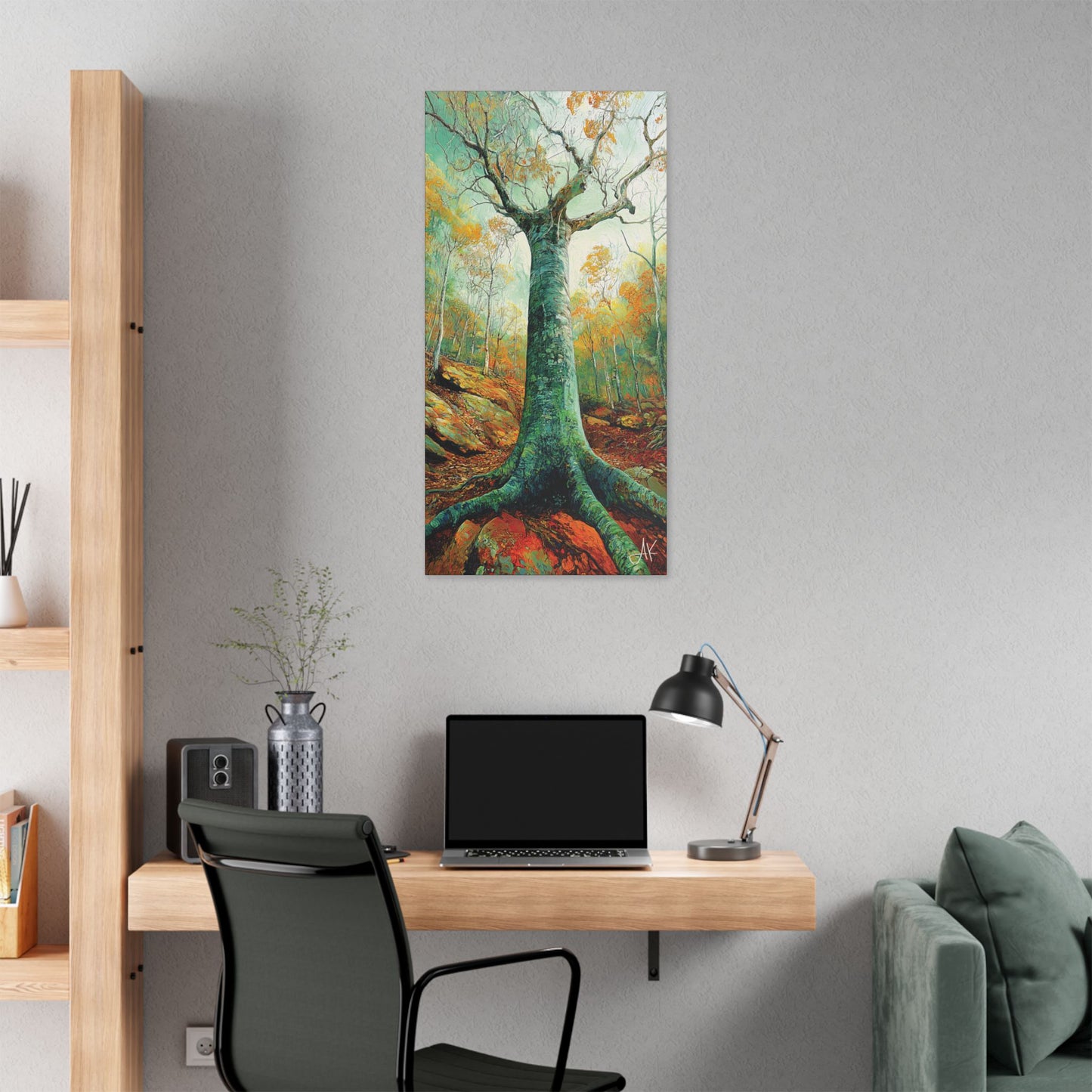 "An Criosdaidh Feá (Christian Beech)", Stretched Classic Canvas Fine Art Print