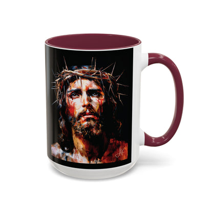 "Crown of Thorns", Colorful Mugs (11oz, 15oz)