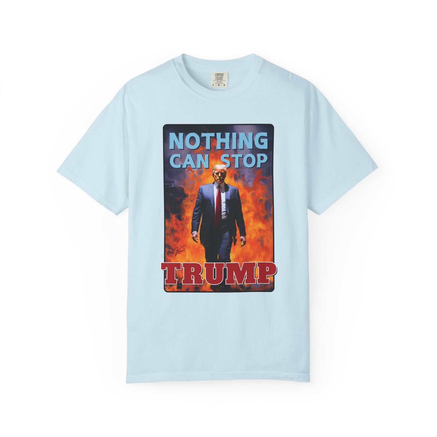 "Nothing Can Stop Trump", Unisex T-shirt (Light Colors)