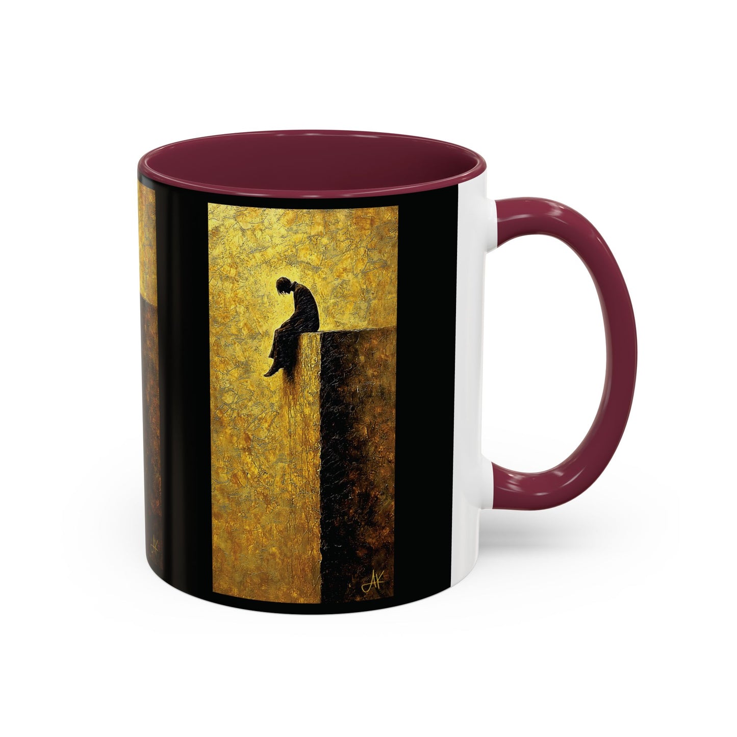 "In Darkest Hour He Is With Me", Colorful Mugs (11oz, 15oz)