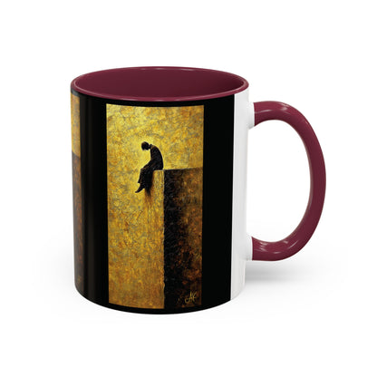 "In Darkest Hour He Is With Me", Colorful Mugs (11oz, 15oz)