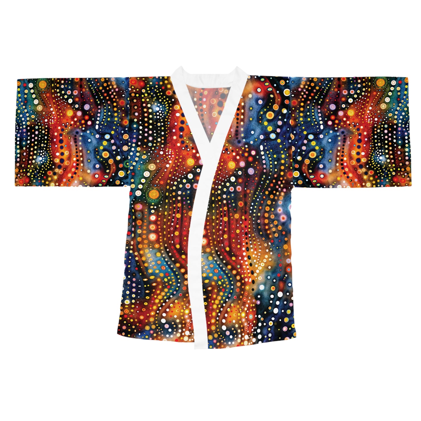 "Abstract 69", Long Sleeve Kimono Robe