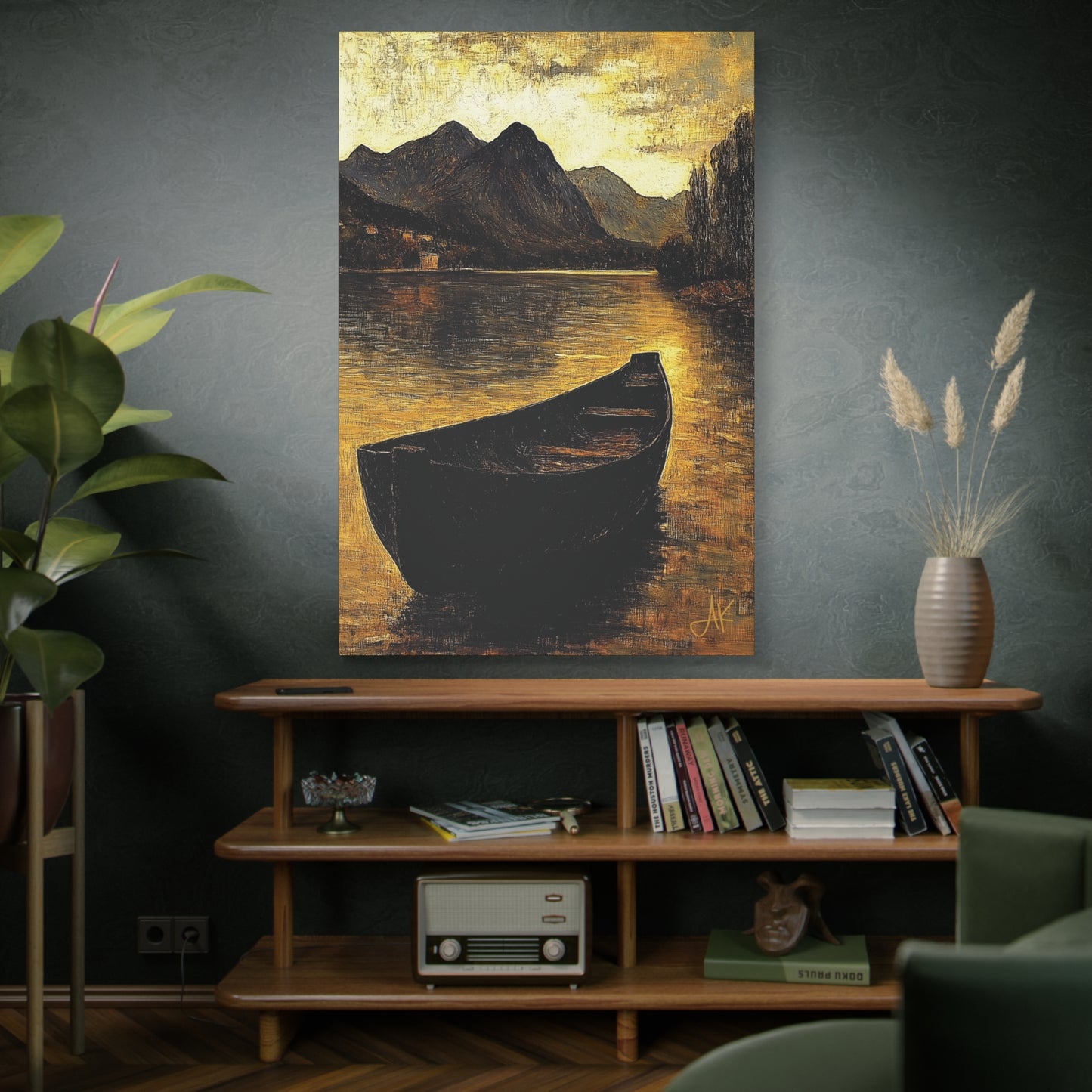 "By Oar and Tide: Ancient Gaelic Highways", Fine Art Matte Canvas, Stretched, 1.25"
