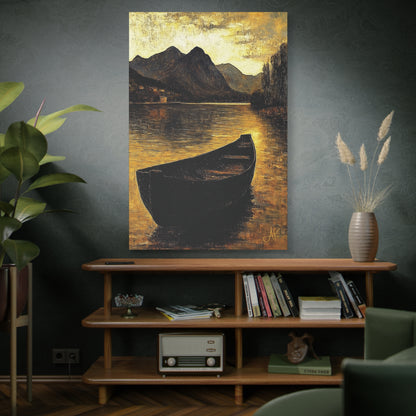 "By Oar and Tide: Ancient Gaelic Highways", Fine Art Matte Canvas, Stretched, 1.25"