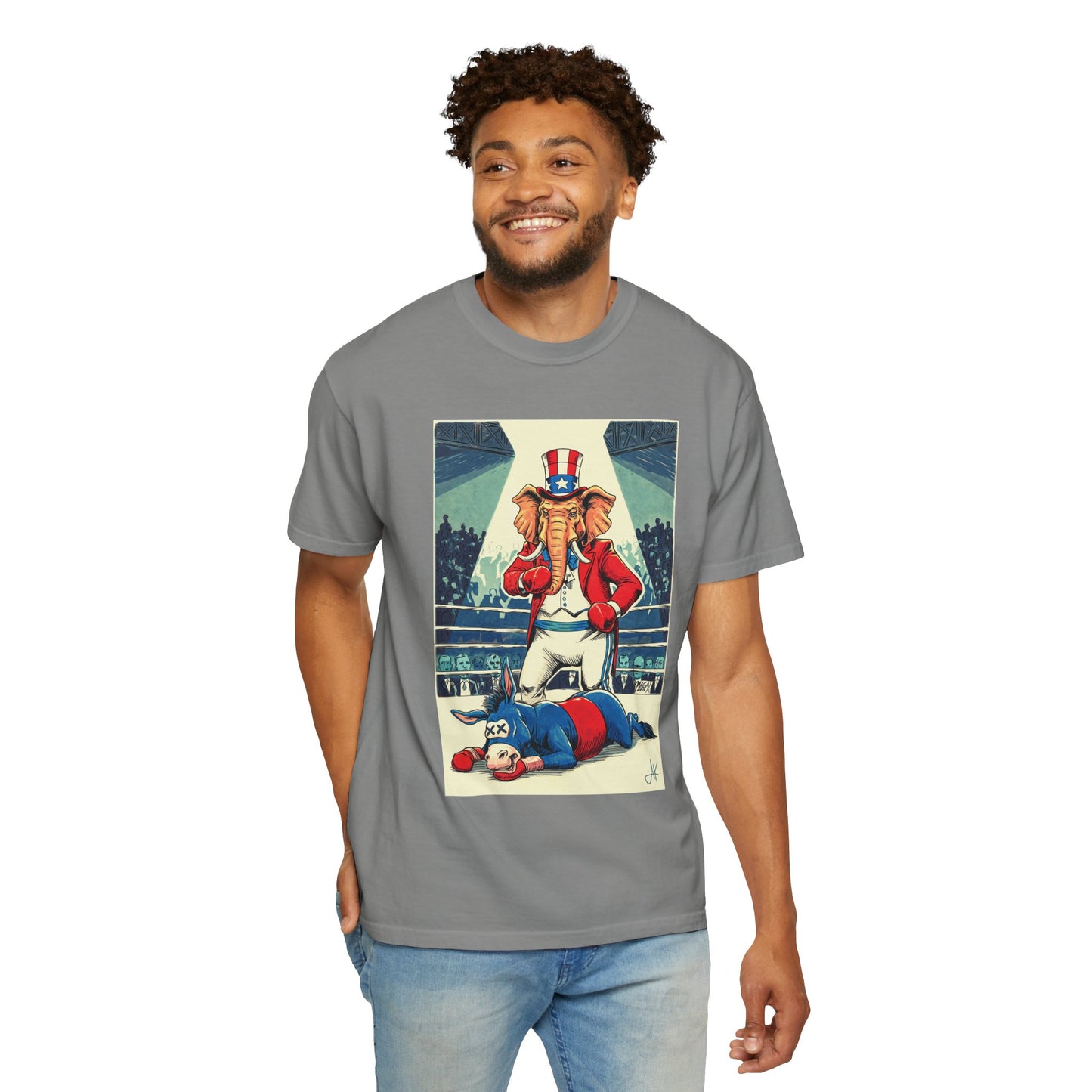 "Brutal Woke Knockout 2024", Unisex T-shirt (Light Colors)