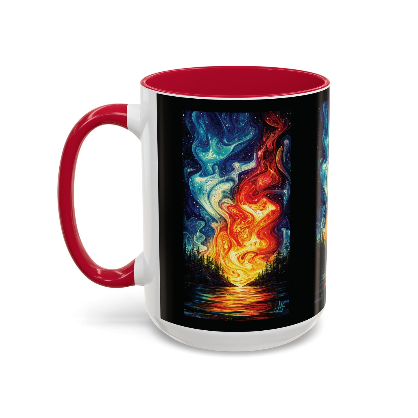 "Naomh Solus (Gaelic) - Sacred Light (English)", Colorful Mugs (11oz, 15oz)