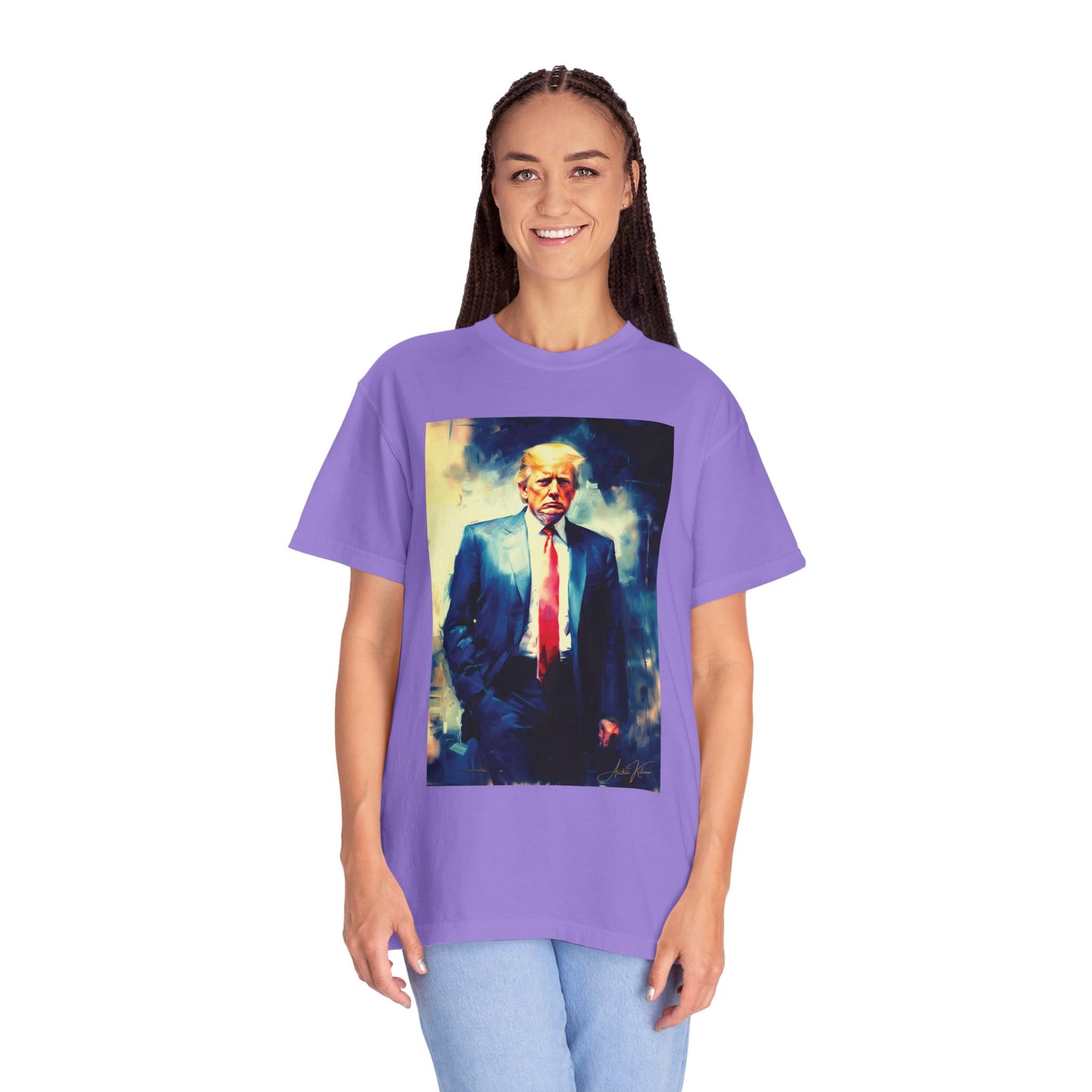 "Trump Portrait No. 6", Unisex T-shirt (Light Colors)