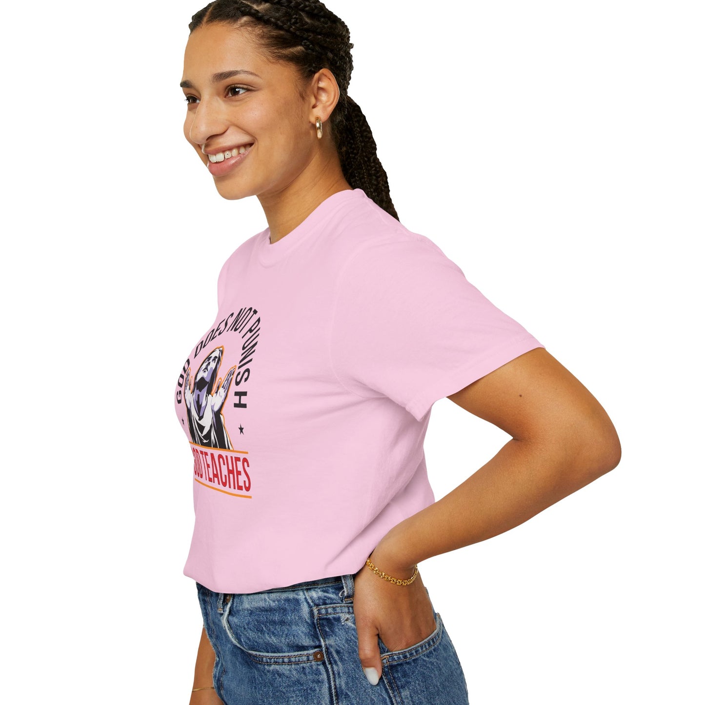 "God Does Not Punish - God Teaches" #01, Unisex T-shirt