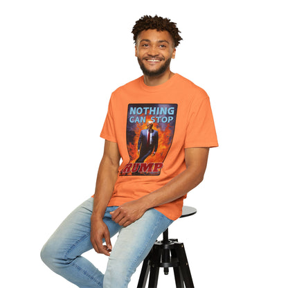 "Nothing Can Stop Trump", Unisex T-shirt (Light Colors)