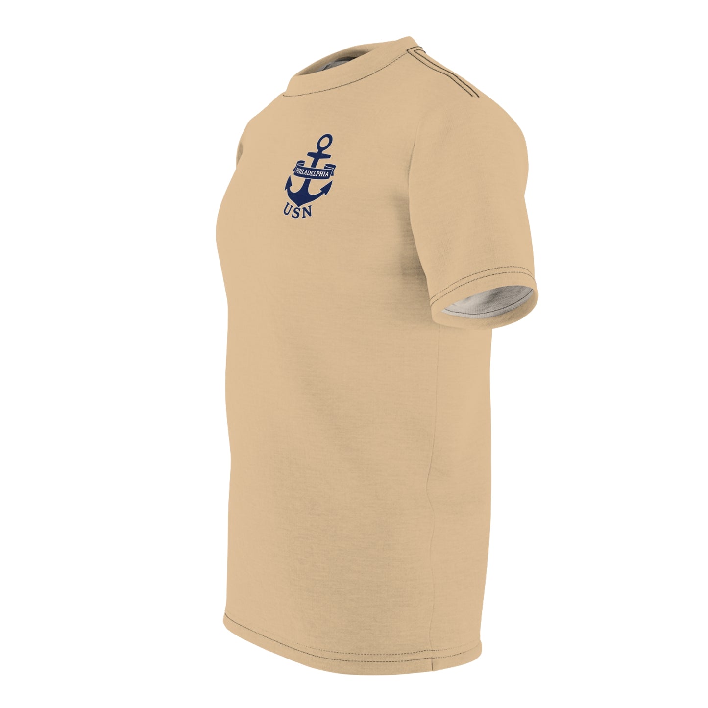 "USN Anchor", Unisex T-shirt (Sailor's Rope)