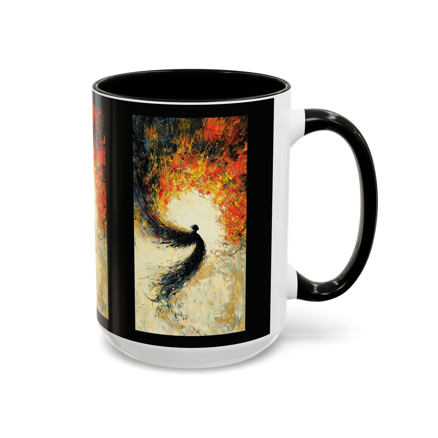 "Seraphic Aegis", Colorful Mugs (11oz, 15oz)