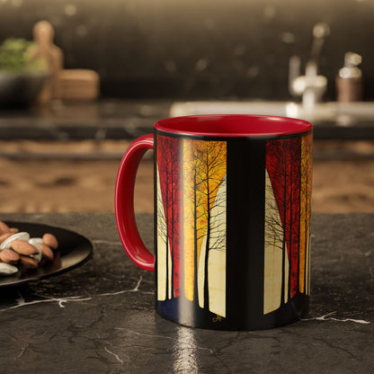 "Go Out in Joy" Isaiah 55:12 (NIV)", Colorful Mugs (11oz & 15oz)