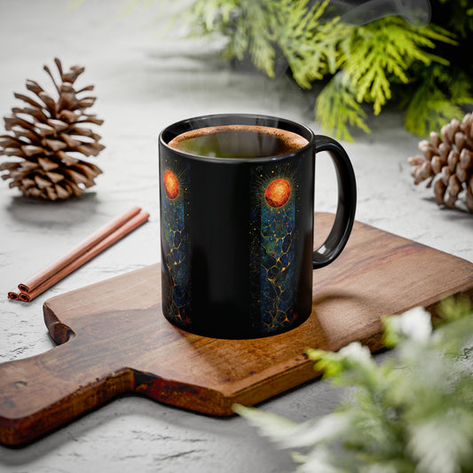 "The Living Light (John 8:12)", Colorful Mugs (11oz, 15oz)