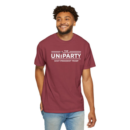 "The Uniparty Shot President Trump" #03, Unisex T-shirt