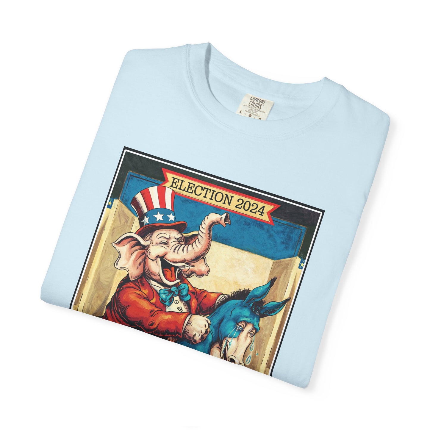 "MAGA Spanked the Donkeys 2024", Unisex T-shirt (Light Colors)