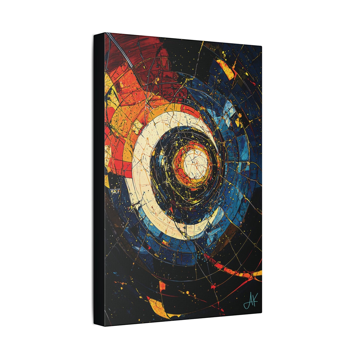 "Shatterdawn Vortex", Stretched Classic Canvas Fine Art Print