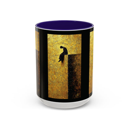 "In Darkest Hour He Is With Me", Colorful Mugs (11oz, 15oz)