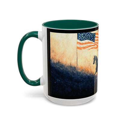 "Liberty under God", Colorful Mugs (11oz, 15oz)