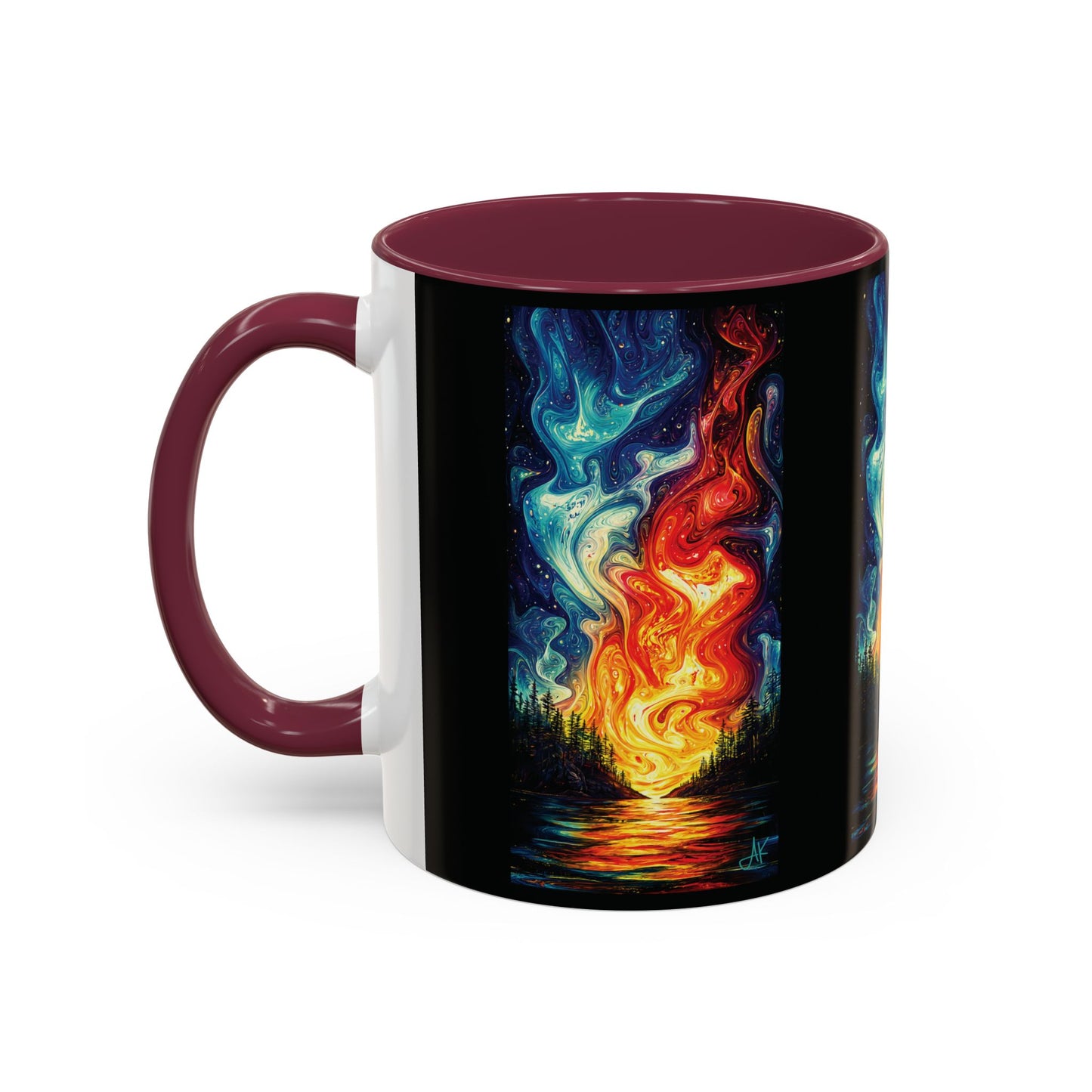 "Naomh Solus (Gaelic) - Sacred Light (English)", Colorful Mugs (11oz, 15oz)