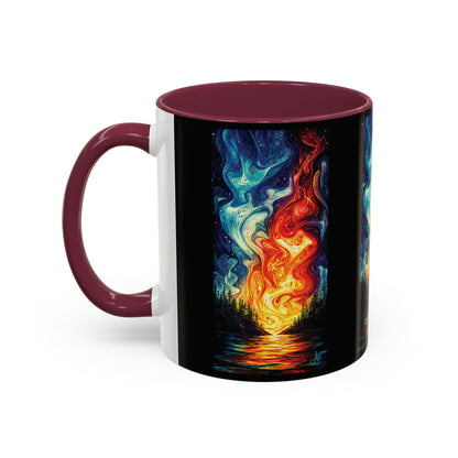 "Naomh Solus (Gaelic) - Sacred Light (English)", Colorful Mugs (11oz, 15oz)