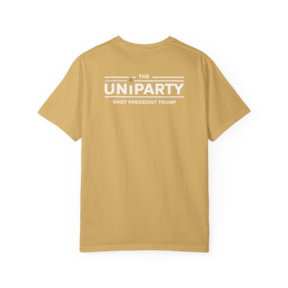 "The Uniparty Shot President Trump" #03, Unisex T-shirt