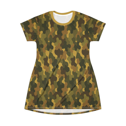 "SASR Day-Ops Camouflage", T-Shirt Dress (SASR Yellow Collar)
