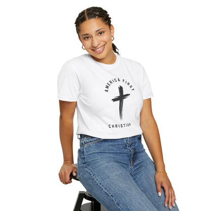 "America First Christian" #05, Unisex T-shirt (Light Colors)