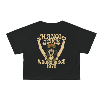 "Hanoi Jane", Black Crop Tee