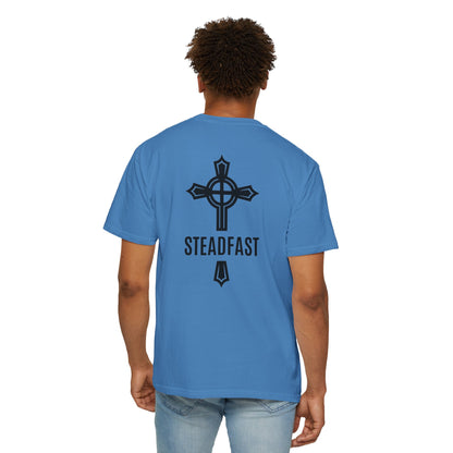 "Steadfast Cross in Black", Unisex T-shirt