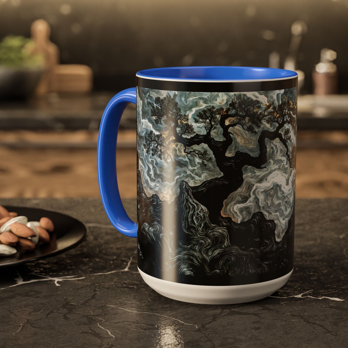 "An Crann Naomh (Gaelic) - The Sacred Tree (English)", Colorful Mugs (11oz & 15oz)