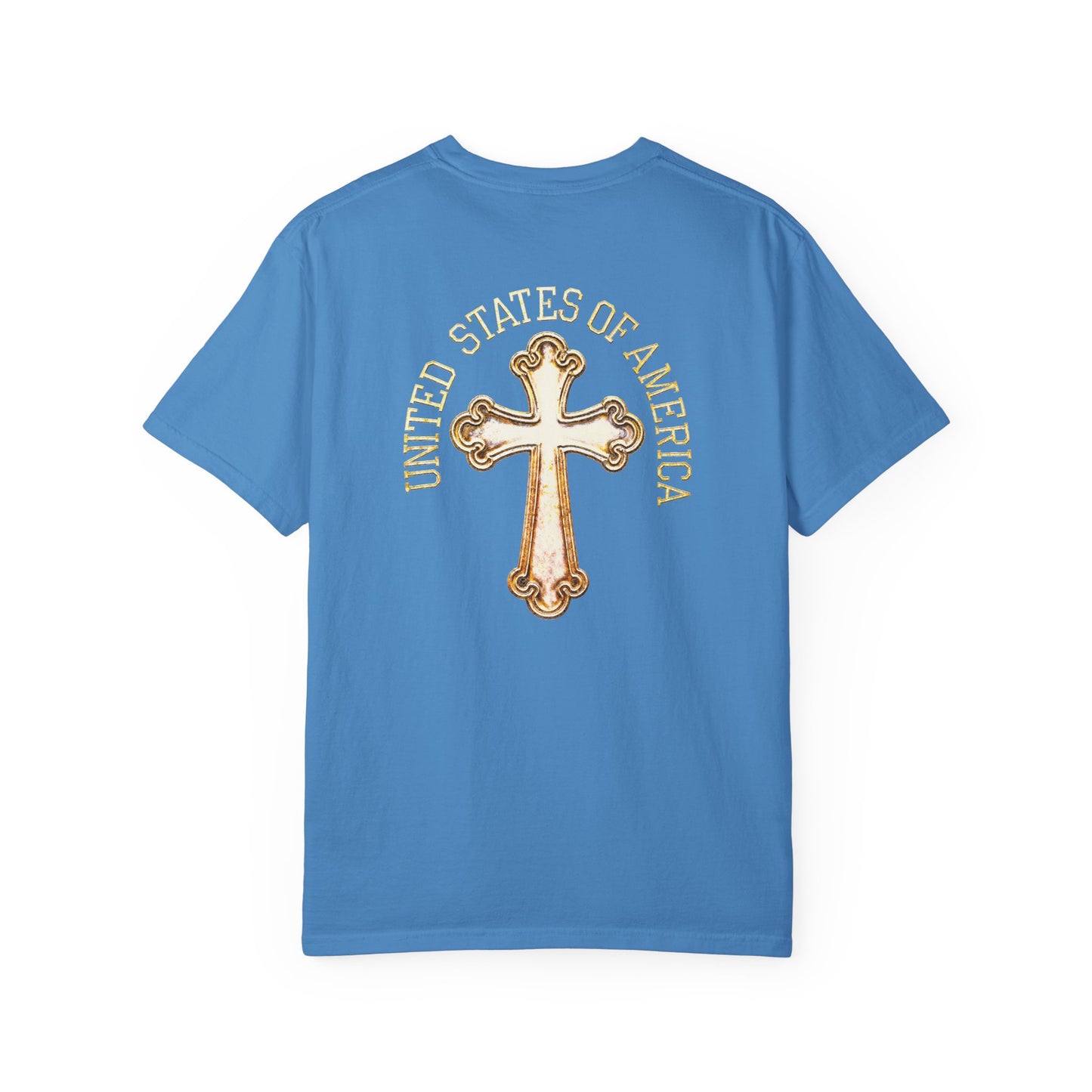 "USA Gold Cross", Unisex T-shirt