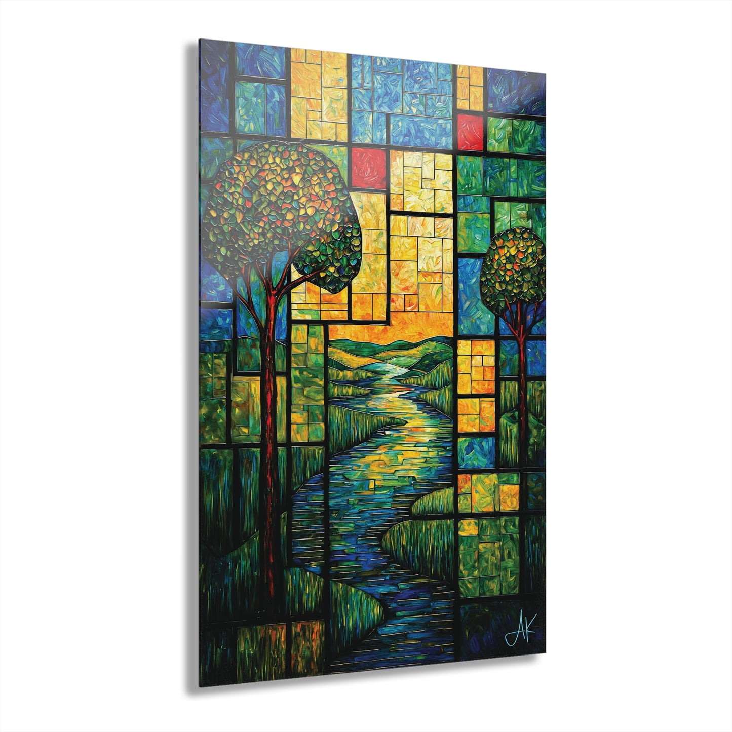 "River Add" #01, Fine Art Acrylic Wall Prints (French Cleat Hanging)