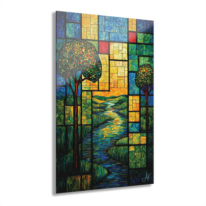 "River Add" #01, Fine Art Acrylic Wall Prints (French Cleat Hanging)