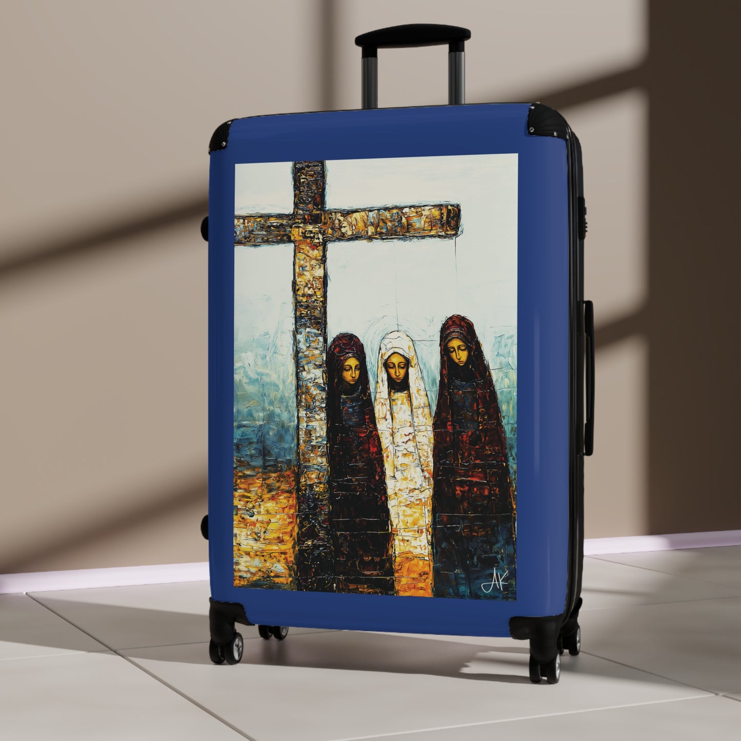 "At-the-Foot of the Cross - John 19:25", Suitcases (Dark Blue)