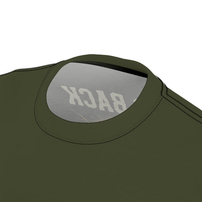 "Bring Back The Biff", Unisex T-shirt (Dark Olive Green)
