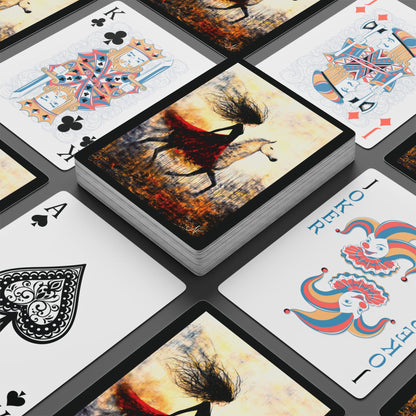"Untitled Number 5", Fine Art Playing Cards (Void Black)