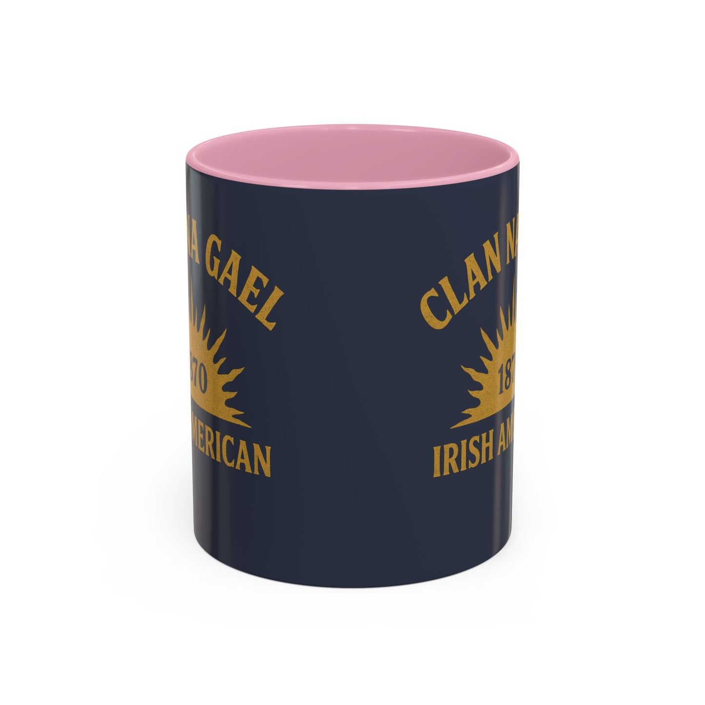 "Clan na Gael - Irish American", Colorful Mugs (11oz, 15oz) (Blue Burka Grey)