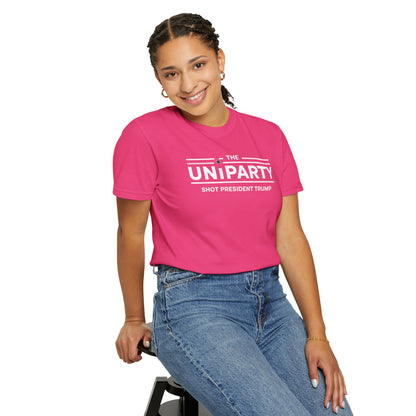 "The Uniparty Shot President Trump" #03, Unisex T-shirt