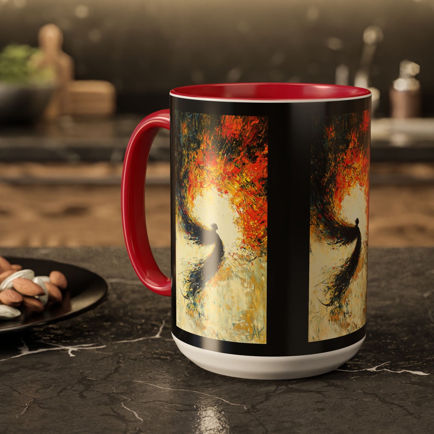 "Seraphic Aegis", Colorful Mugs (11oz, 15oz)