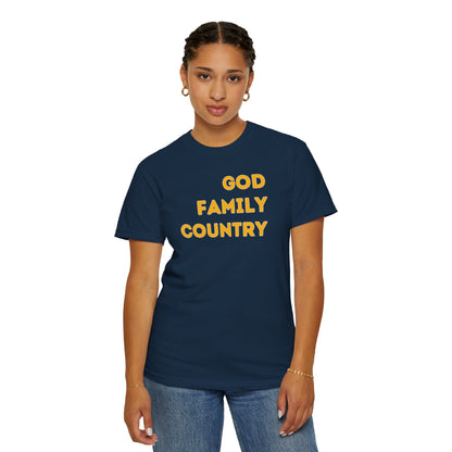 "God Family Country", Unisex T-shirt
