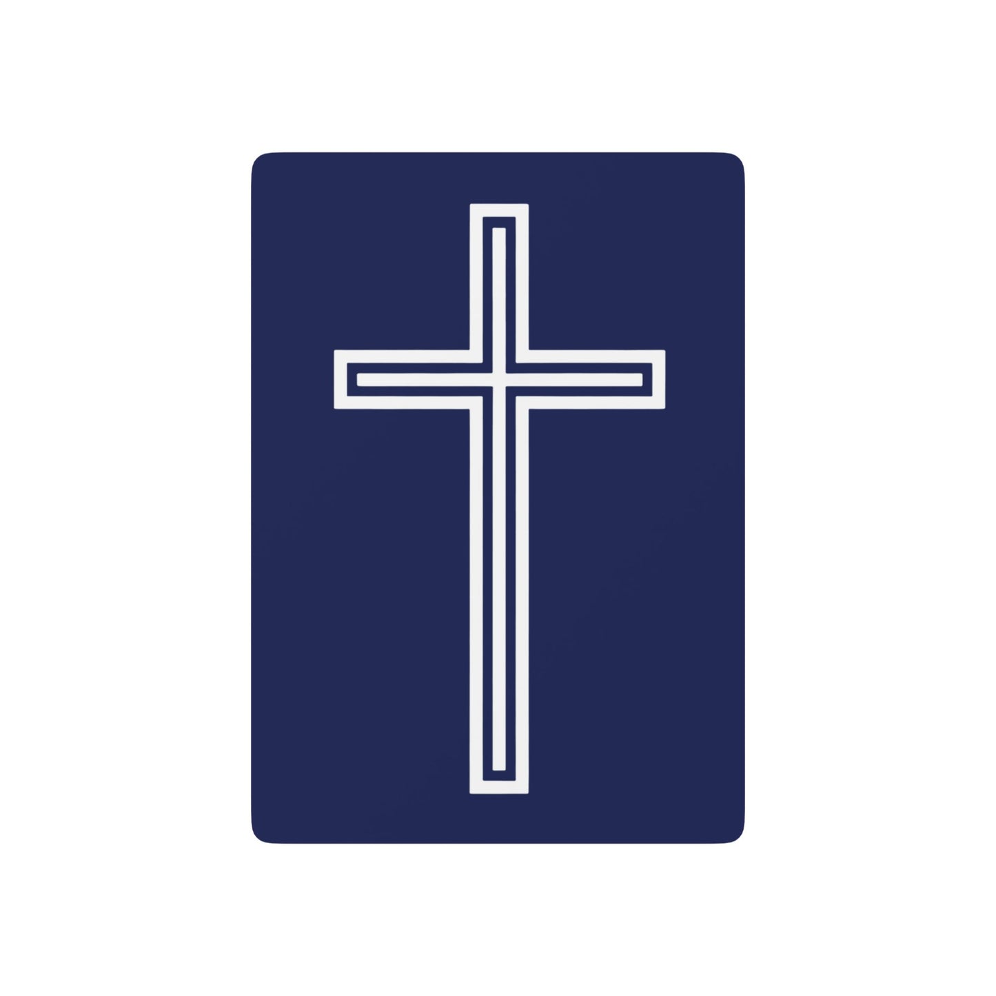 "A Simple Cross", Chrsitian Playing Cards (Norway Blue)