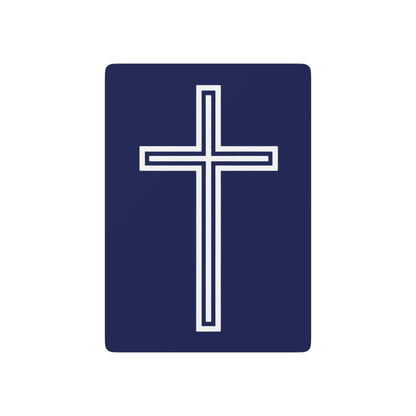 "A Simple Cross", Chrsitian Playing Cards (Norway Blue)
