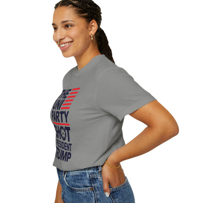 "The Uniparty Shot President Trump" #01, Unisex T-shirt