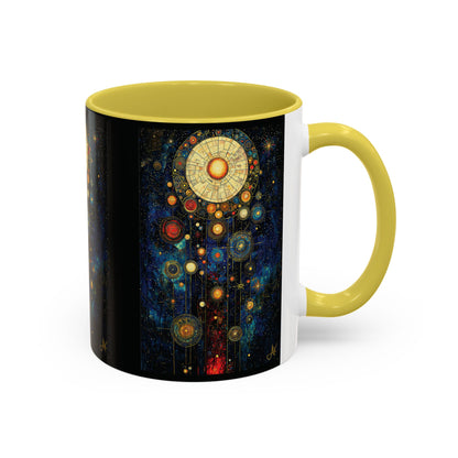 "Ancient Connection to God", Colorful Mugs (11oz, 15oz)