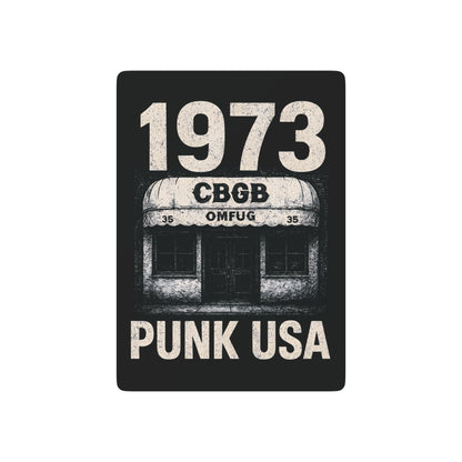 "1973 Punk USA", Cultural Playing Cards (70's Black)