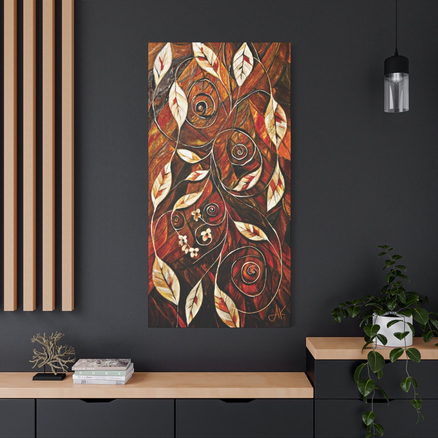 "Autumn Falls", Fine Art Matte Canvas, Stretched, 1.25"