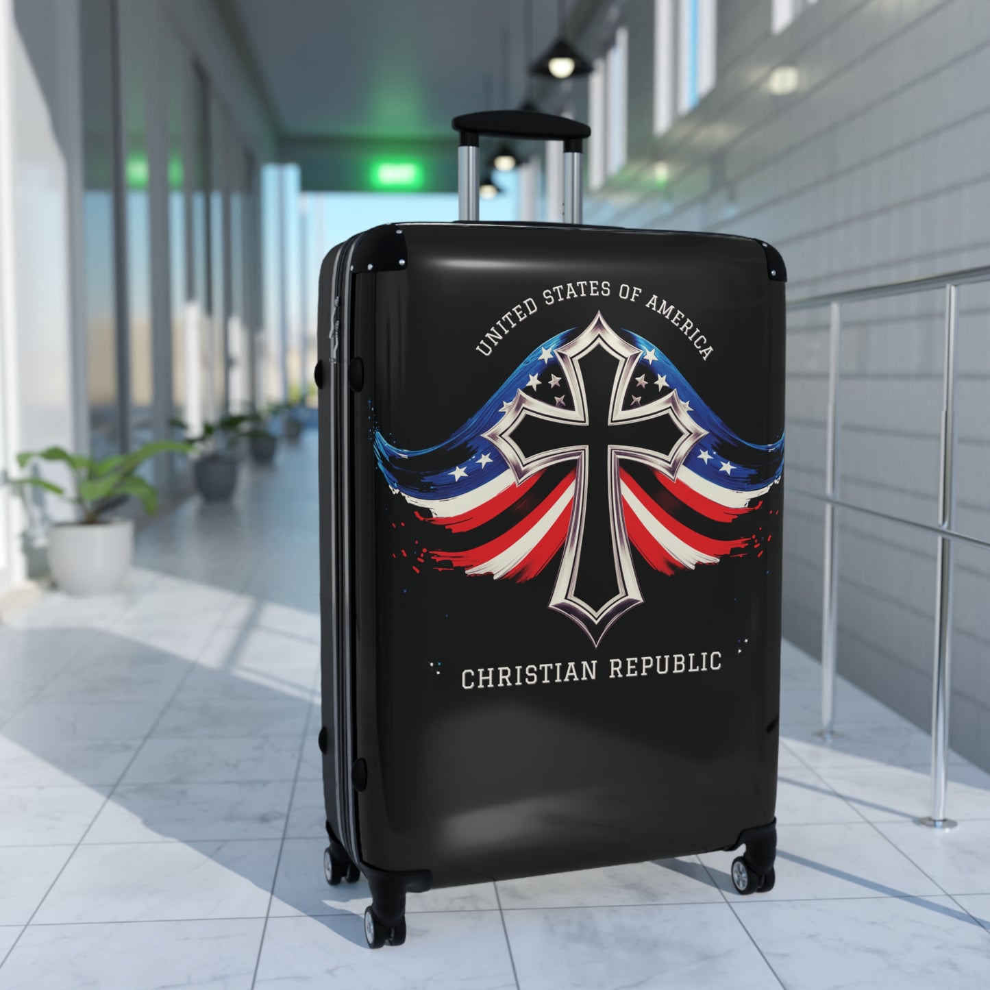 "USA Christian Republic" #05 Suitcases (Black)
