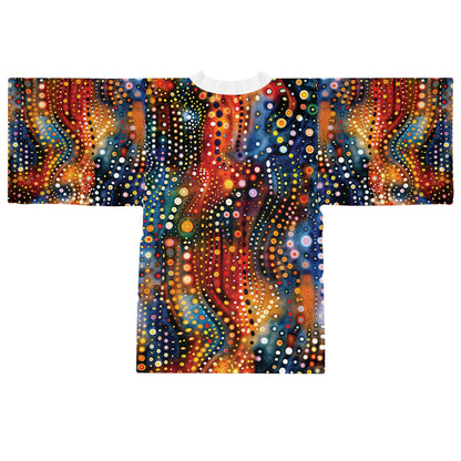 "Abstract 69", Long Sleeve Kimono Robe
