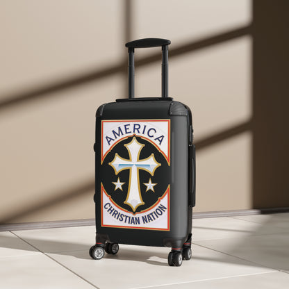 "America Christian Nation" #21 Suitcases (Pitch Black)
